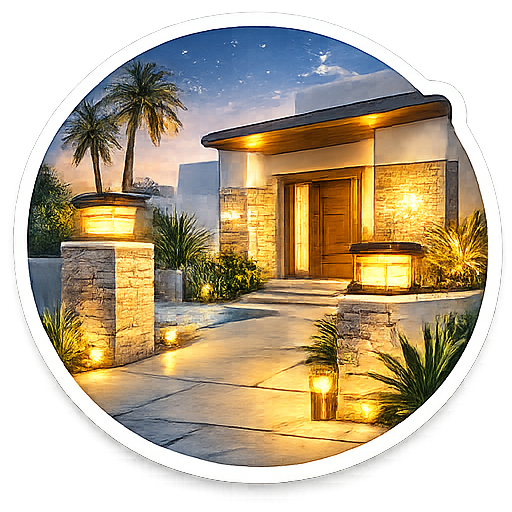 Iluminación exterior y jardines