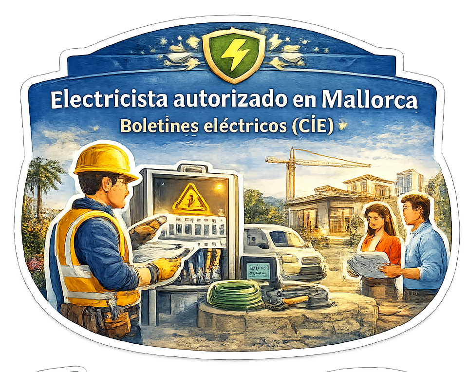 Boletín eléctrico (CIE) en Mallorca Electri Pro